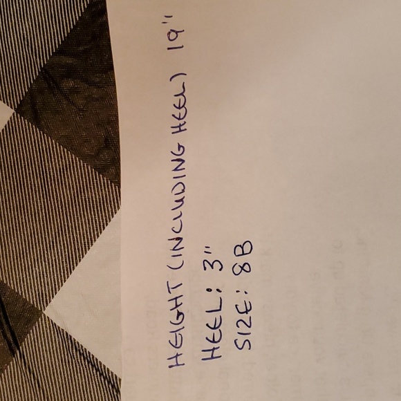 Cole Haan Shearling Tall Zip Up Platform Boots Size 8 - Picture 10 of 12